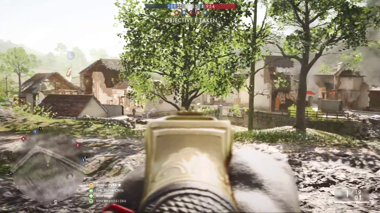 Battlefield 1 Martini Henry sweet spot PS4 YouTube