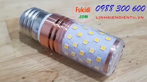 Đèn LED chiếu sáng dạng bắp ngô 220V 8W, màu vàng ấm 3000K trung tính 4000K trắng 6000K, đui vặn E27