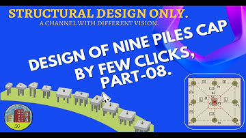 How to Design Nine Piles Cap in Excel by Few Clicks.