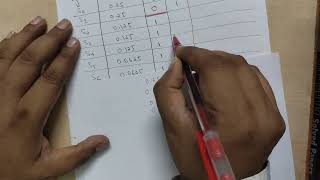 Shannon fano coding || #btech #coding #trending #viralvideo #maths