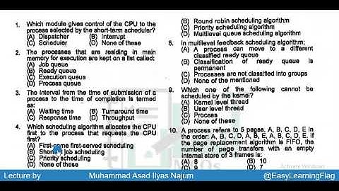Past paper of PPSC Lecturer Computer Science 2017 part 1 | FPSC | NTS |  Job Exam in Urdu