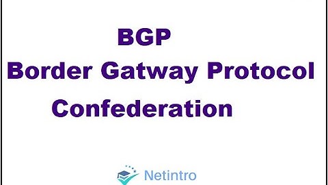 BGP Confederation