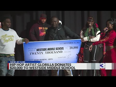 GloRilla donates $20K to Memphis middle school's fine arts program