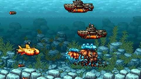 Submarine Shooter - Animation Demo (Neo·Geo Dev)