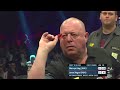 Mervyn king furious with his opponent at international darts open