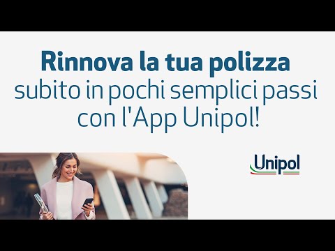 Rinnova la tua polizza subito in pochi semplici passi con l'App Unipol! - video from Unipol Assicurazioni