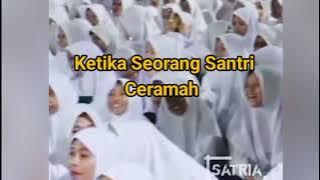 Ketika santri Ceramah Lucu Tentang SABAR