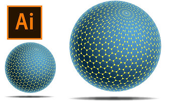Spherical Polygons Net Design in Illustrator | Illustrator Tutorials
