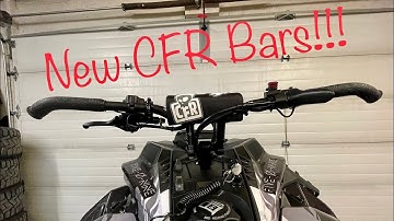 CFR Snowmobile Handlebar Install