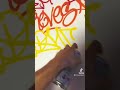 Homer graffiti tagging handstyle art streetart shorts tag graffititagging yellow