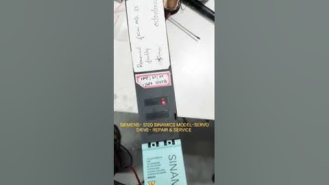 SIEMENS- S120 MODEL SERVO DRIVE - REPAIR & SERVICE