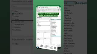 Insert Tab In Pivot Table Mk study guruji #computer #excel