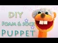 DIY Puppets - Foam and Sock Puppet - Ana | DIY Crafts.