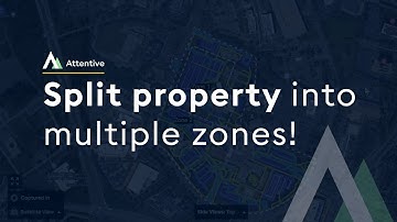 Automated splitting of one property into multiple zones.