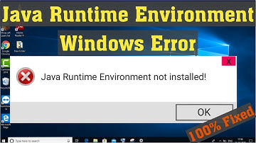 Java Runtime Environment not found FIX | How to install Java jre Error on Windows 10 / 8 / 8.1/ 7