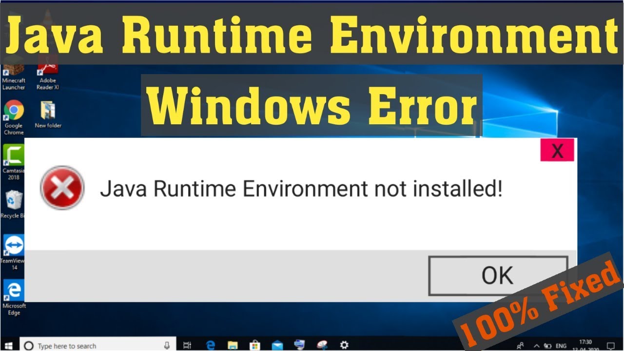 This application requires a java runtime