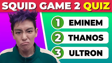 SQUID GAME 2 QUIZ | GENERAL KNOWLEDGE TRIVIA CHALLENGE |#squidgame #trending #squidgame2 #viralvideo