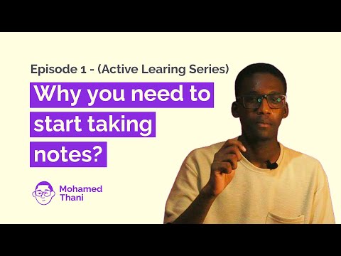 Why You Need To Start Taking Notes ليه لازم أبدا أكتب ملاحظات