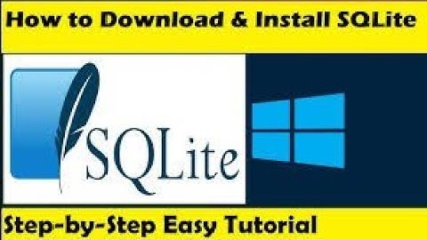 How To Install Sqlite For Windows 10 || DB-PYTHON || #bca #vnsgu