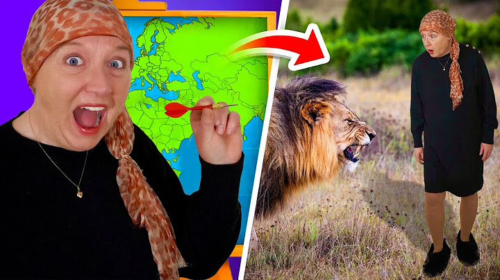 KASTAR PIL PÅ KARTA och RESER Dit Den Landar