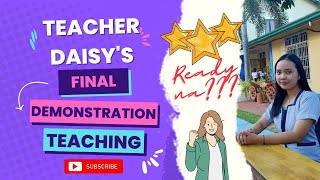 FINAL DEMONSTRATION TEACHING In KINDERGARTEN