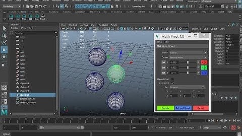 Pivot Match Tool for Maya