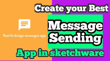 Create Best MESSAGE APP in sketchware||sketchware tutorials
