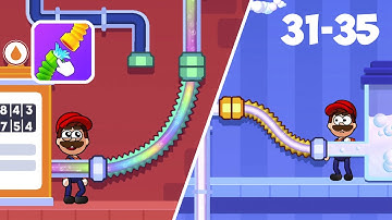 Flow Legends (31-36) 🧑🏻‍🔧 💧 All Levels Gameplay Android, Ios