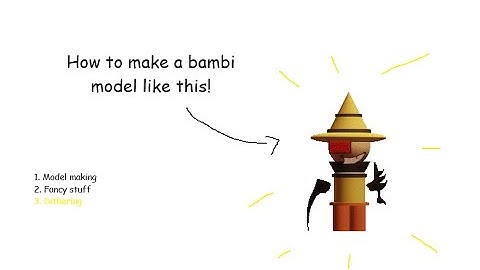 How to make a dave and bambi model (tips n, tricks)