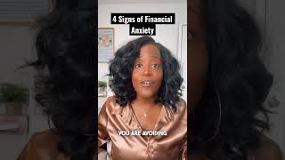 4 Signs Of Financial Anxiety #financialanxiety #budgeting