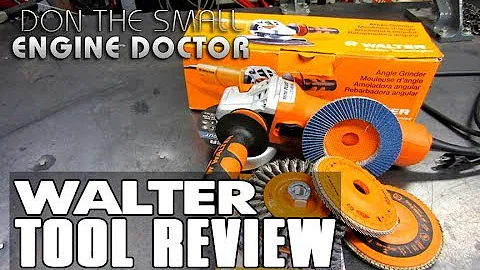 TOOL REVIEW - WALTER Products & Mini Plus Angle Grinder