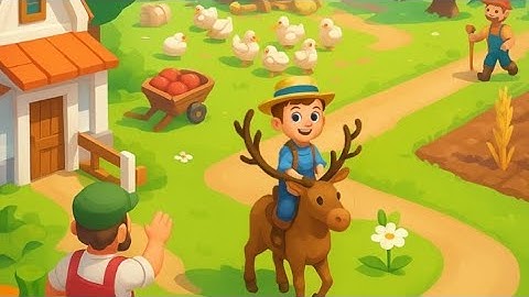 Little farm story✨🌈/ episode 1/💫 fun kids game play ☺️💫