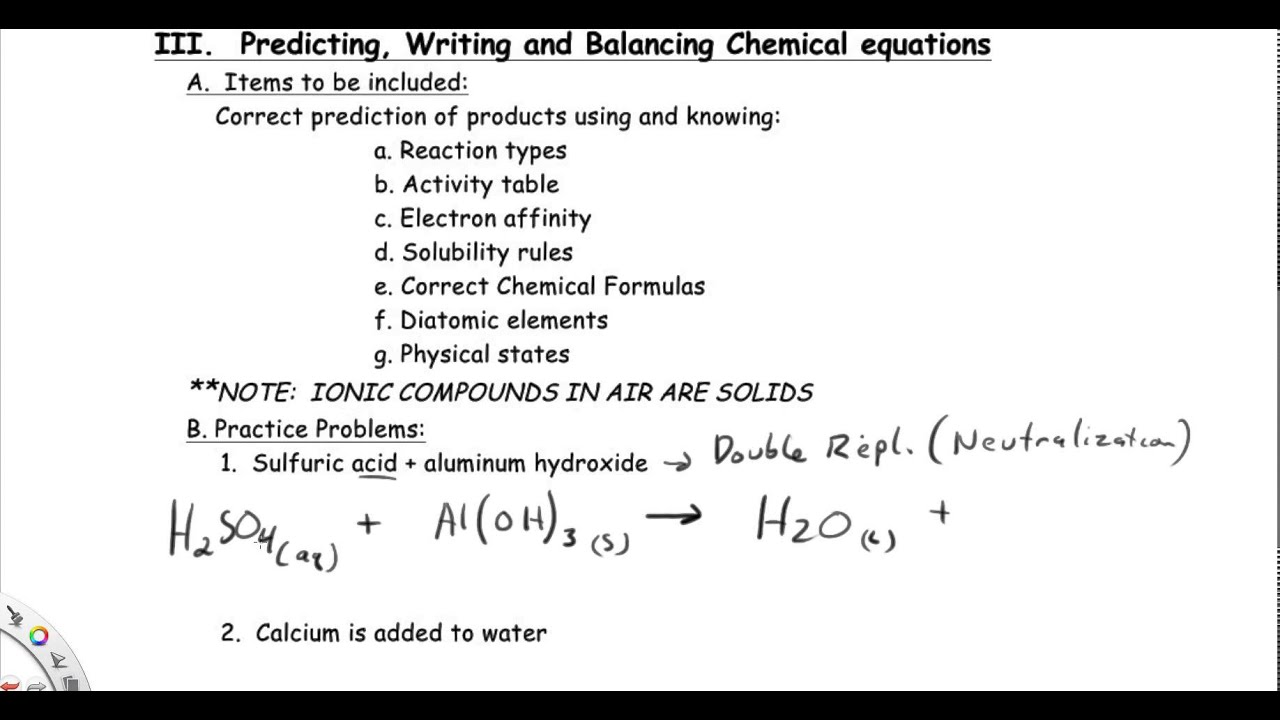 Sulfuric acid plus aluminum hydroxide YouTube
