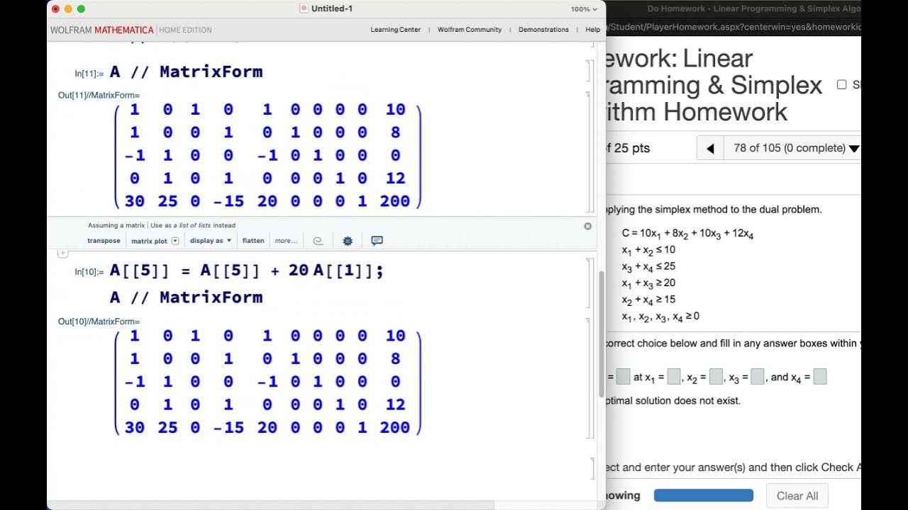 Linear Programming Duality & Mathematica Tutorial - YouTube
