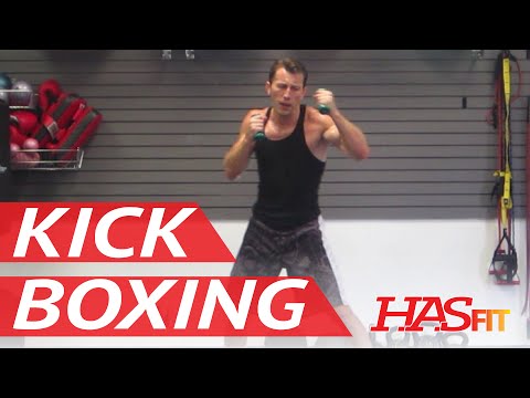 BEST 30 Minute Cardio Kickboxing Workout - Aerobic Cardiovascular Exercises - HASfit Cardio Training