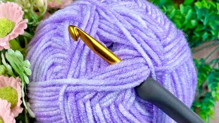Only 1 ROW! I Adore This Stylish Crochet Pattern! Charming and Easy Crochet Stitch for Beginners