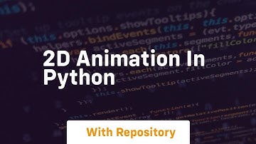 2D animation in Python