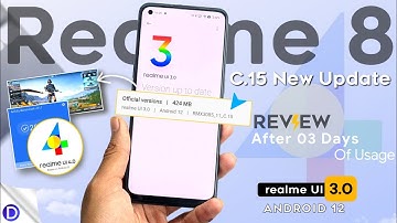 Realme 8 realme UI 3.0 New Update C.15 | realme 8 C.15 Update Full Review | realme UI 4.0 Update ⚡⚡