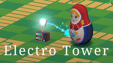 ELECTRO TOWER Unity / Blender Speedart