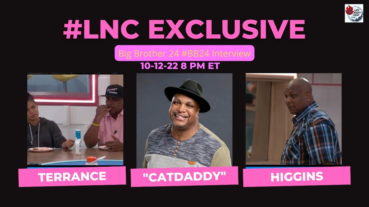 Terrance “Cat Daddy” Higgins Interview | Big Brother 24 #BB24 #LNC EXCLUSIVE
