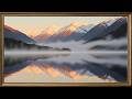 Misty Mountain Lake 🌄 4K Relaxing Nature TV Wallpaper