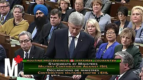Stephen Harper proposes an expanded fight against Islamic State