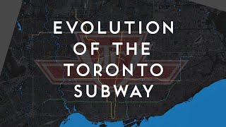 Evolution of the Toronto Subway