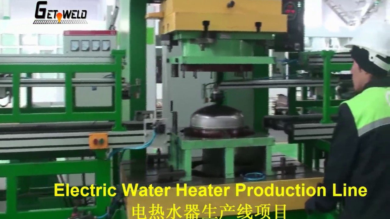 Electric Water Heater Production LineLínea de producción eléctrica de
