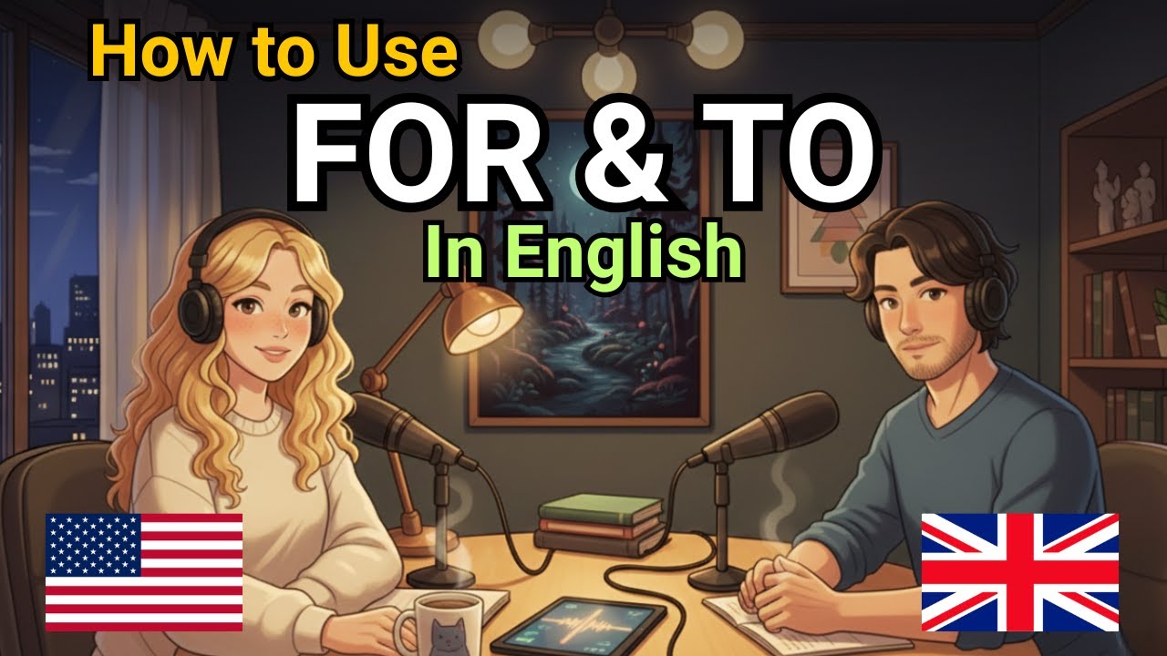 How to Use FOR & TO Correctly | Easy English Grammar - YouTube