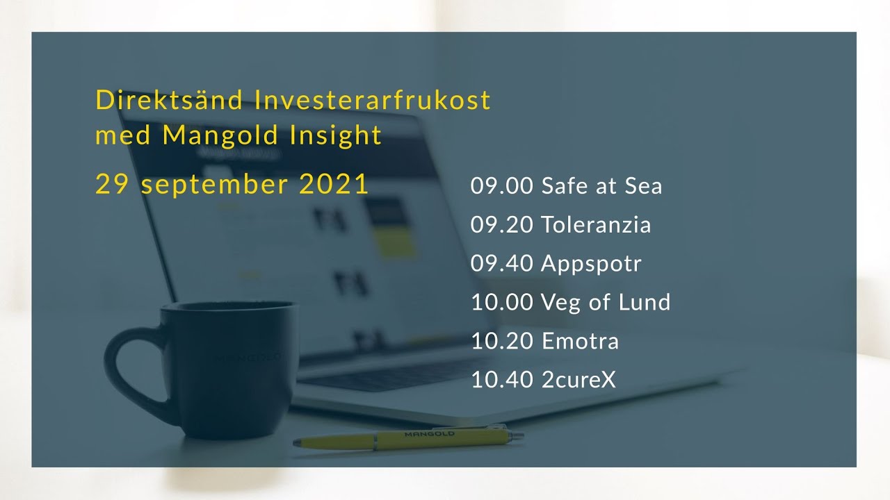 Mangold Insight Investerarfrukost 29 september