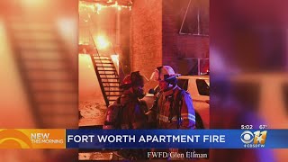 2-Alarm Fire Sends Fort Worth Apartment Residents Out Into The Night