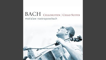Suite No. 2 in D Minor, BWV 1008: V. Menuet I & II