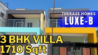 3 BHK VILLA TOUR | Therase Homes - Luxe | Villa B | Finished 3BHK Duplex Villa | Walkthrough Video