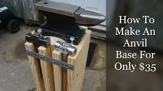 How To Make The Easiest Anvil Base | Knife Makers Vlog